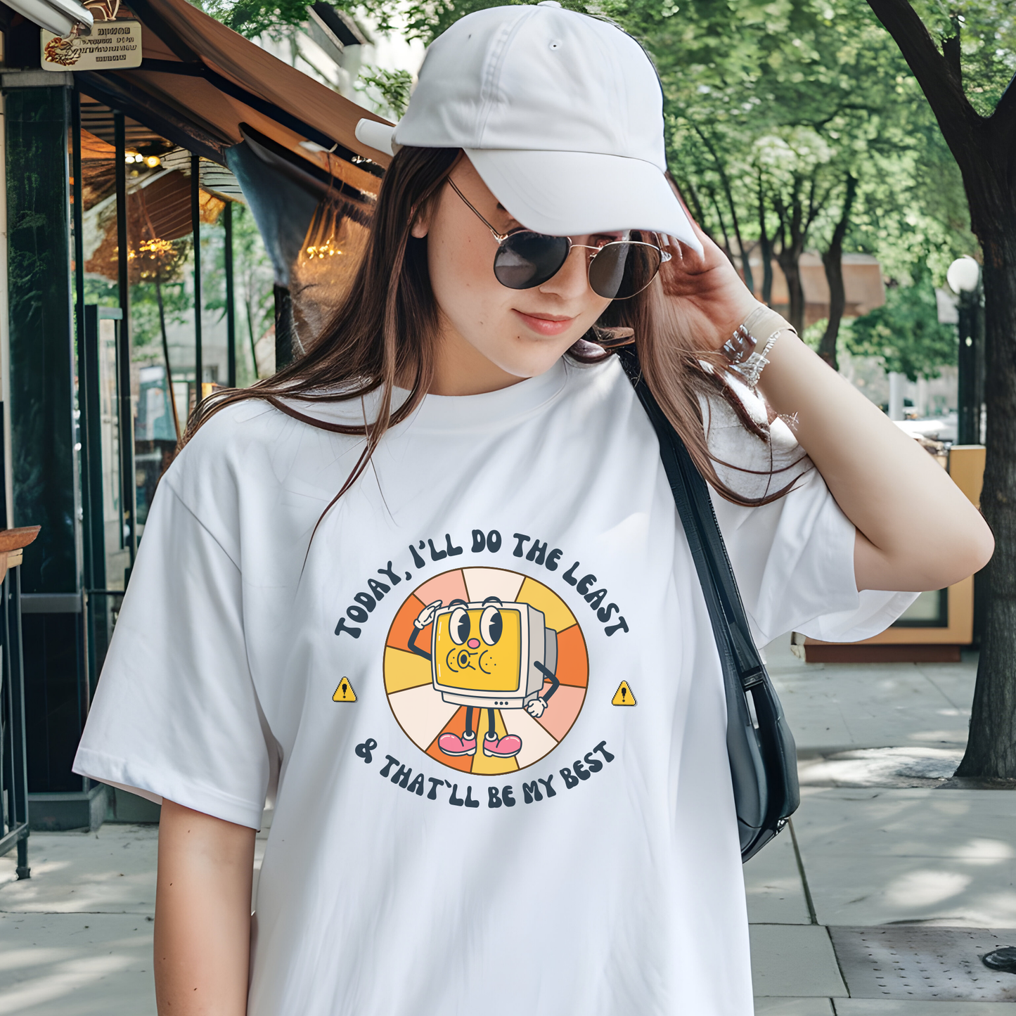 Minimal Effort, Maximum Peace T-shirt – Conscious Clothing for the Wise