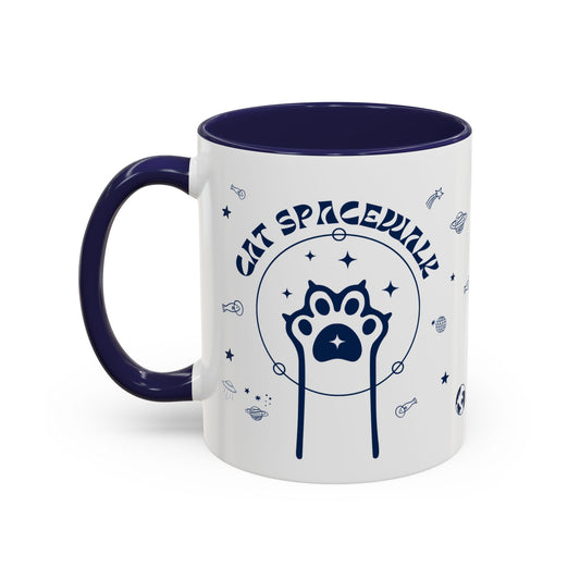 Cosmic Cat Spacewalk Coffee Mug - 11oz & 15oz