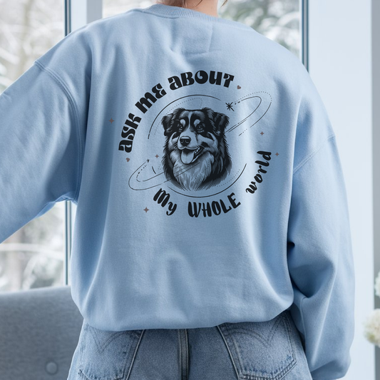 Personalized Sweatshirt for Dog Parents -  With Your Dog’s Name and Breed